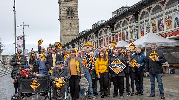 Darlington Liberal Democrats Celebrating