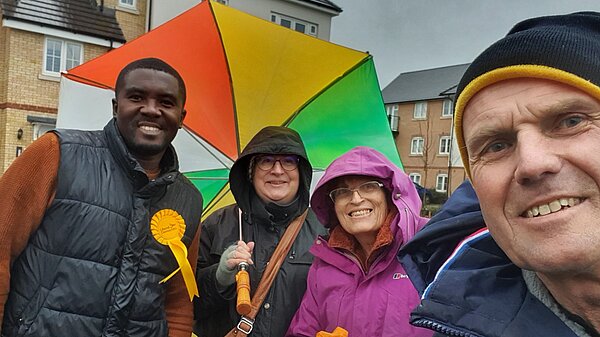 Group of Lib Dem campaigners